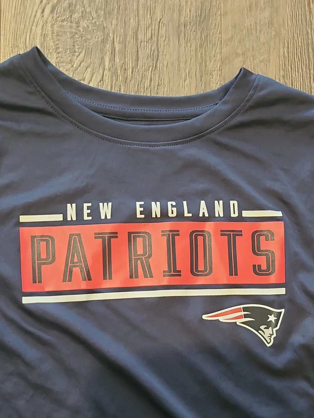 NFL New England Patriots Long Sleeve Tee - Navy Size Large/7